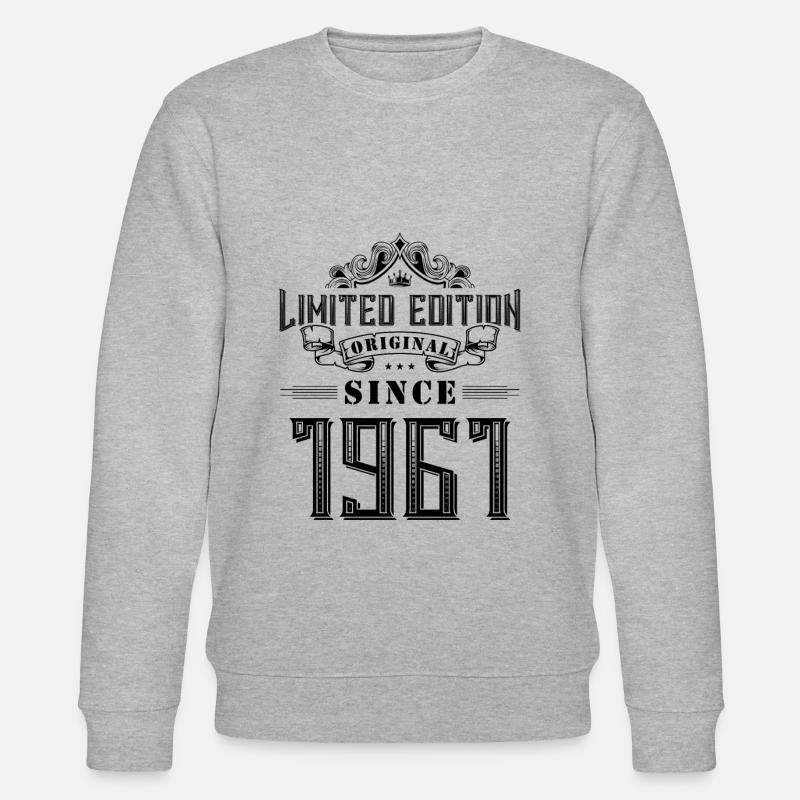 1961 limited edition - Stanley/Stella CHANGER Unisex Organic Sweatshirt - heather grey