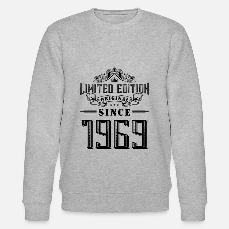 1969 limited edition - Stanley/Stella Unisex Bio-Sweatshirt CHANGER  - Grau meliert