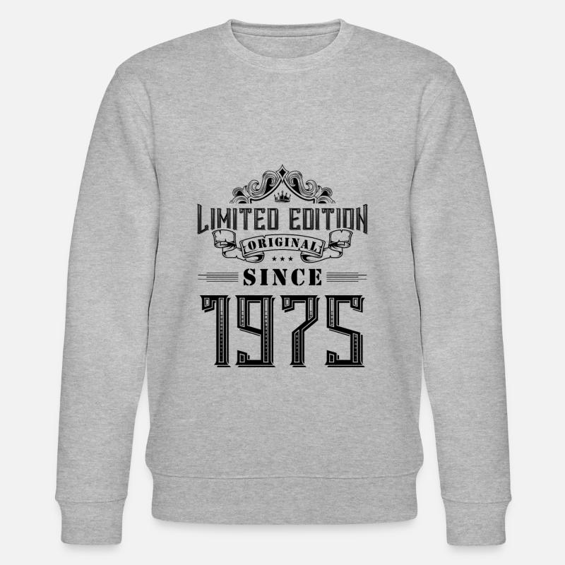 1975 limited edition - Stanley/Stella Unisex Bio-Sweatshirt CHANGER - Grau meliert