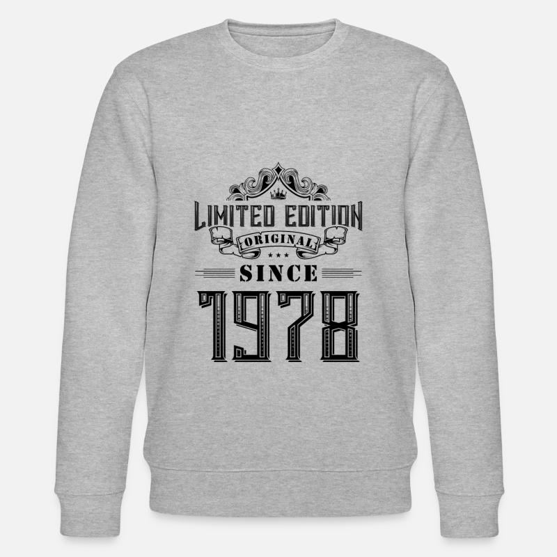 1978 limited edition - Stanley/Stella Unisex Bio-Sweatshirt CHANGER  - Grau meliert