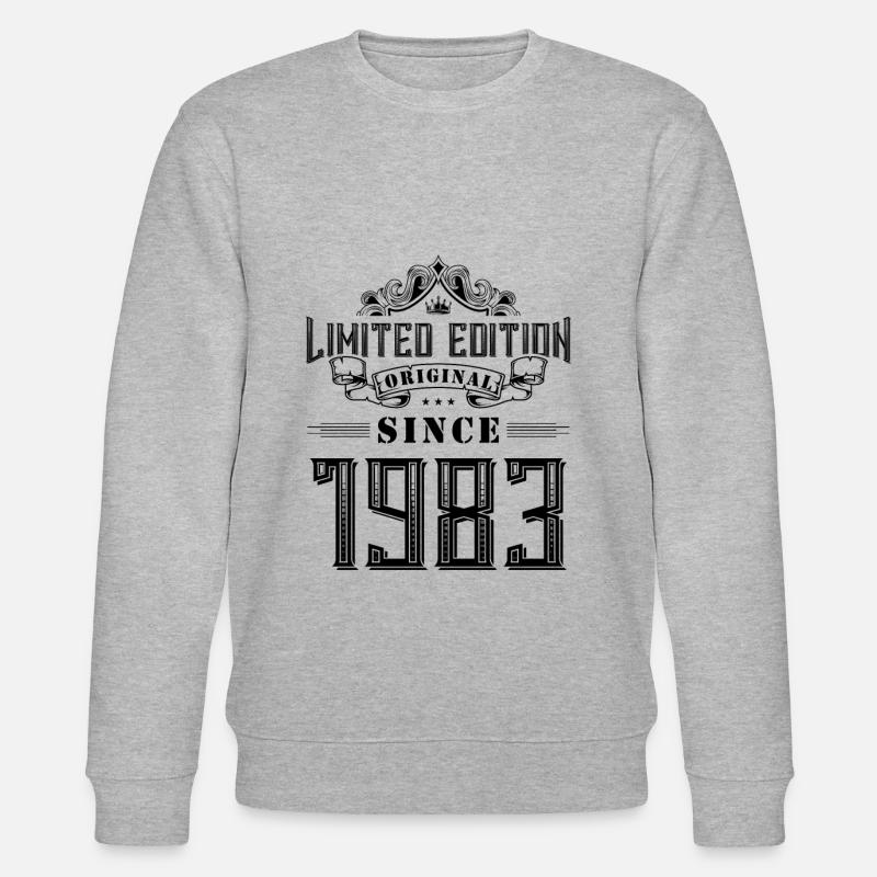 1983 limited edition - Stanley/Stella Unisex Bio-Sweatshirt CHANGER  - Grau meliert