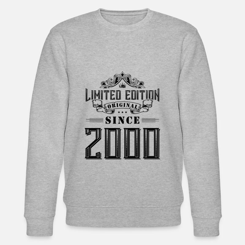 2000 limited edition - Stanley/Stella CHANGER Unisex Organic Sweatshirt - heather grey
