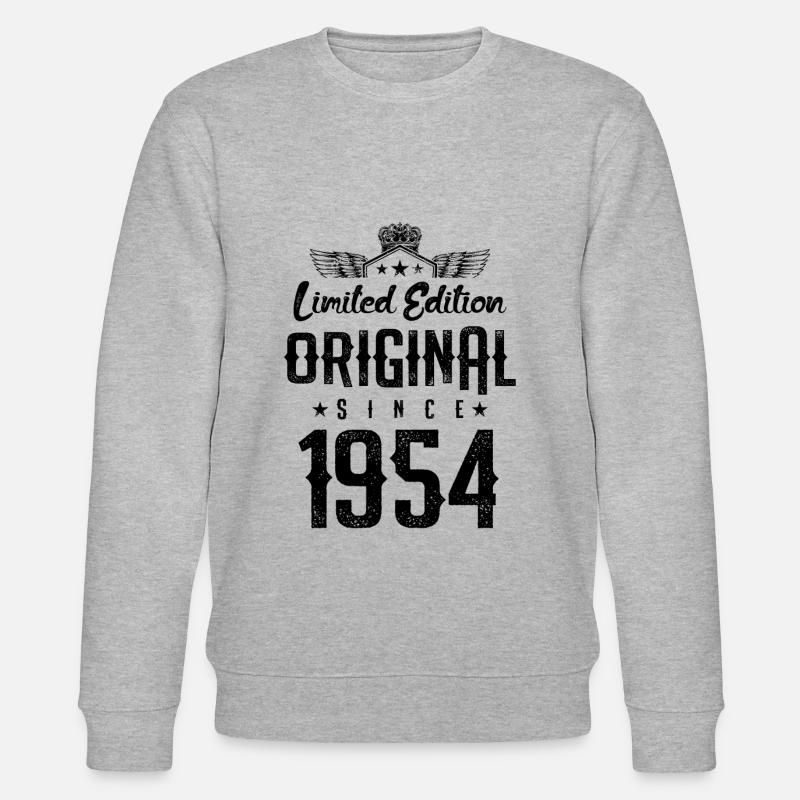 1954 limited edition - Stanley/Stella Unisex Bio-Sweatshirt CHANGER  - Grau meliert