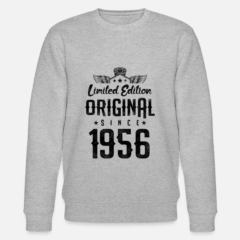 1956 limited edition - Stanley/Stella Unisex Bio-Sweatshirt CHANGER  - Grau meliert