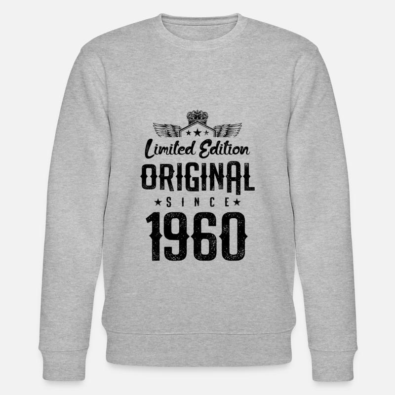 1960 limited edition - Stanley/Stella Unisex Bio-Sweatshirt CHANGER  - Grau meliert