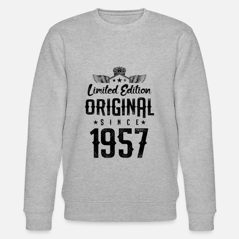 1957 limited edition - Stanley/Stella Unisex Bio-Sweatshirt CHANGER  - Grau meliert