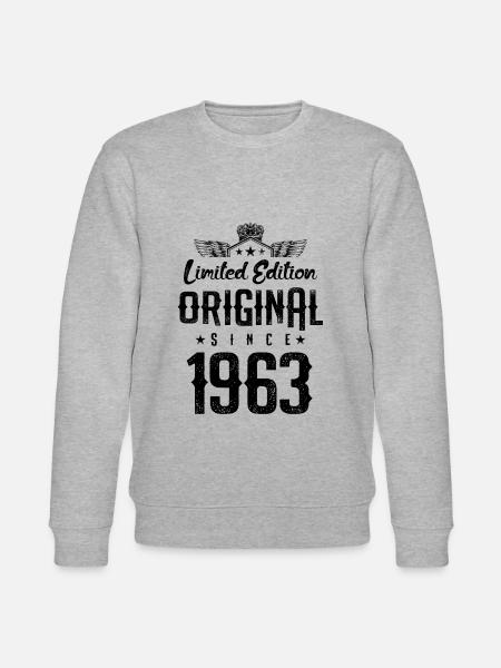 1963 limited edition - Stanley/Stella Unisex Bio-Sweatshirt CHANGER - Grau meliert