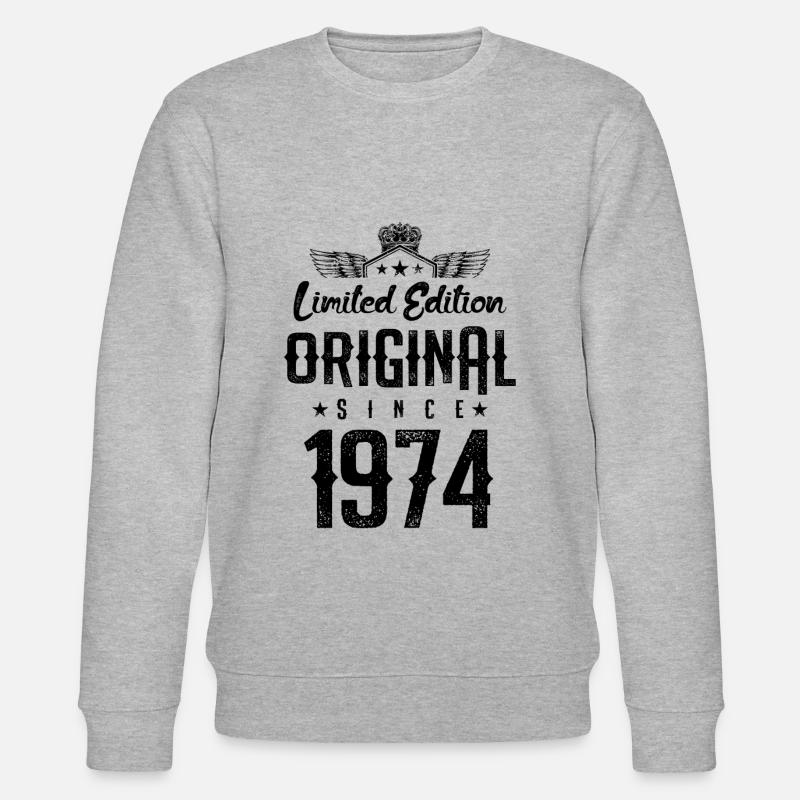 Édition limitée 1974 - Sweat bio CHANGER Stanley/Stella Unisexe - gris chiné