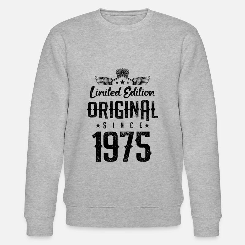 1975 limited edition - Stanley/Stella Unisex Bio-Sweatshirt CHANGER  - Grau meliert