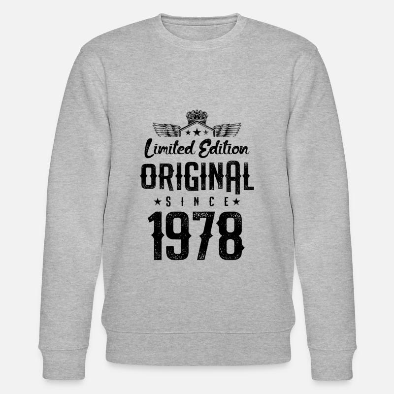 1978 limited edition - Stanley/Stella Unisex Bio-Sweatshirt CHANGER  - Grau meliert