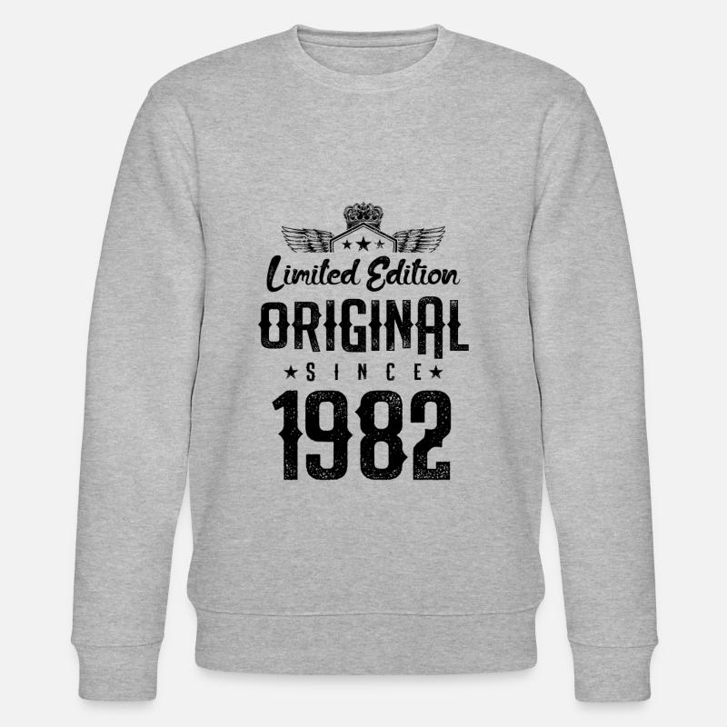 1982 limited edition - Stanley/Stella Unisex Bio-Sweatshirt CHANGER  - Grau meliert