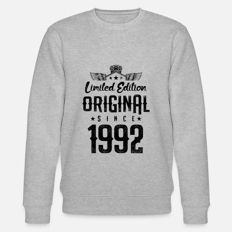 Édition limitée 1992 - Sweat bio CHANGER Stanley/Stella Unisexe - gris chiné