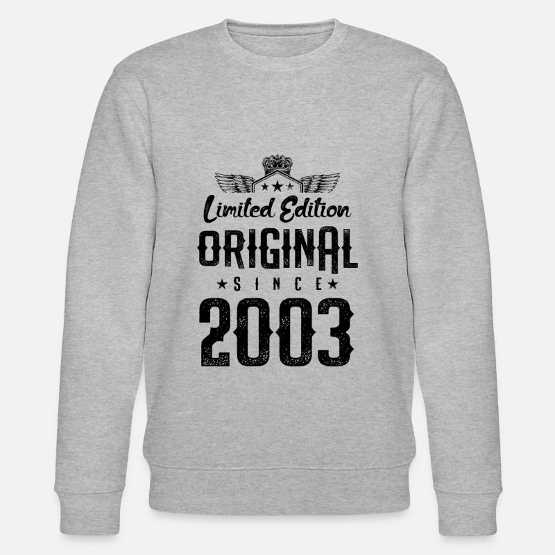2003 limited edition - Stanley/Stella Unisex Bio-Sweatshirt CHANGER  - Grau meliert