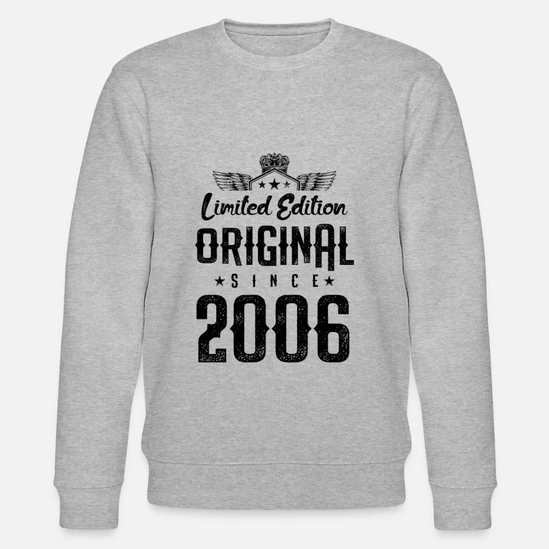Édition limitée 2006 - Sweat bio CHANGER Stanley/Stella Unisexe - gris chiné