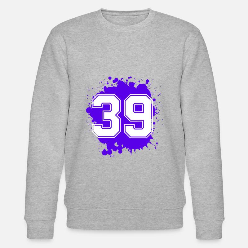 39 Nombre d’objets blob - Sweat bio CHANGER Stanley/Stella Unisexe - gris chiné