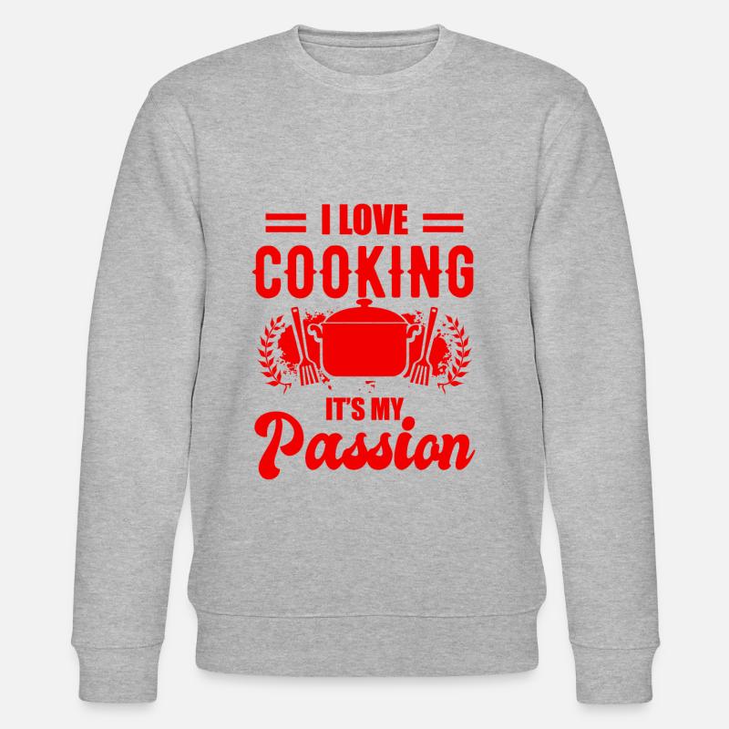 Kochen zutaten - Stanley/Stella Unisex Bio-Sweatshirt CHANGER  - Grau meliert