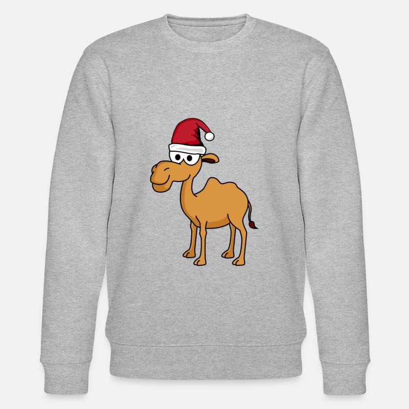 Camel Comic Christmas - Sweat bio CHANGER Stanley/Stella Unisexe - gris chiné