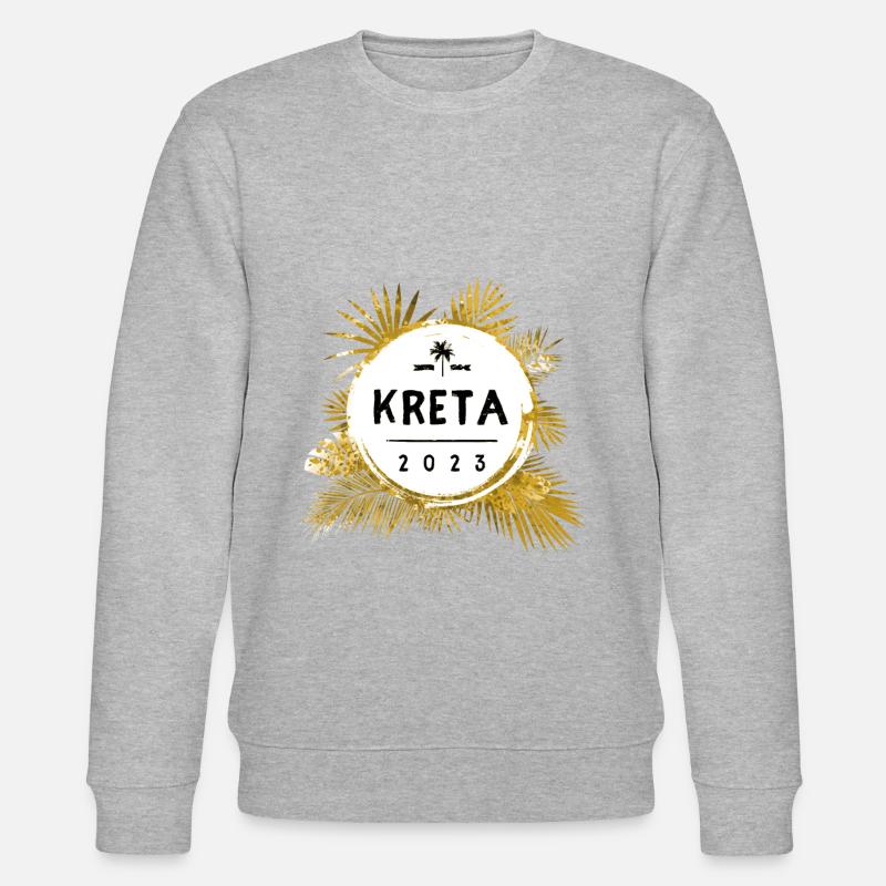 Kreta 2023 Bunt - Stanley/Stella Unisex Bio-Sweatshirt CHANGER  - Grau meliert