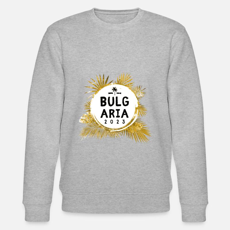 Bulgarien 2023 Bunt - Stanley/Stella Unisex Bio-Sweatshirt CHANGER  - Grau meliert