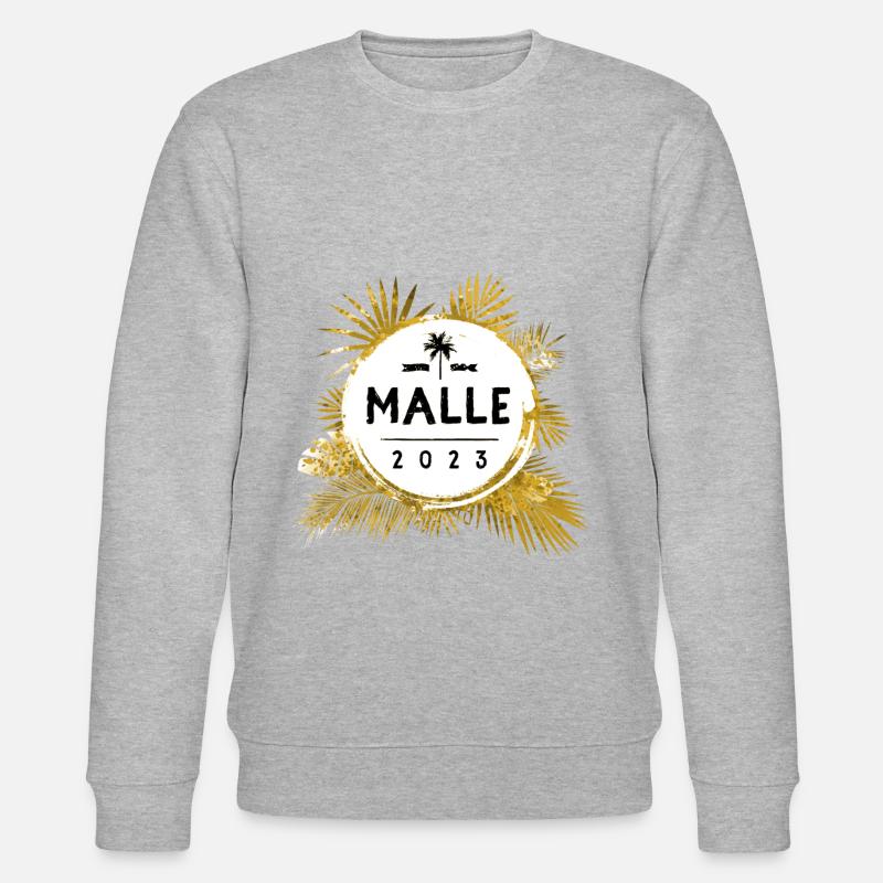 Malle 2023 Bunt - Stanley/Stella Unisex Bio-Sweatshirt CHANGER  - Grau meliert