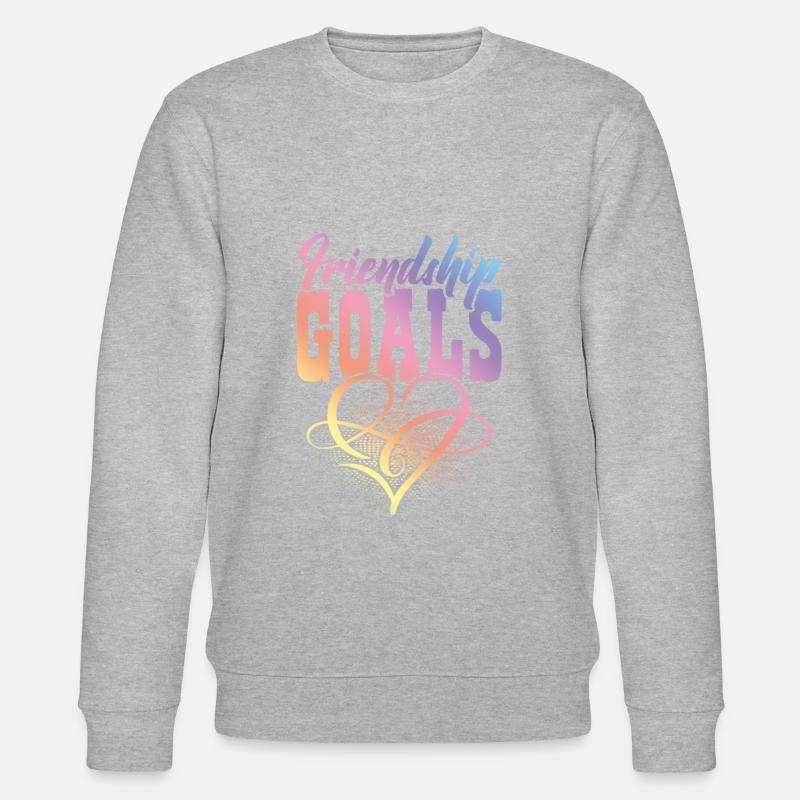 Objectifs de l’amitié - Sweat bio CHANGER Stanley/Stella Unisexe - gris chiné