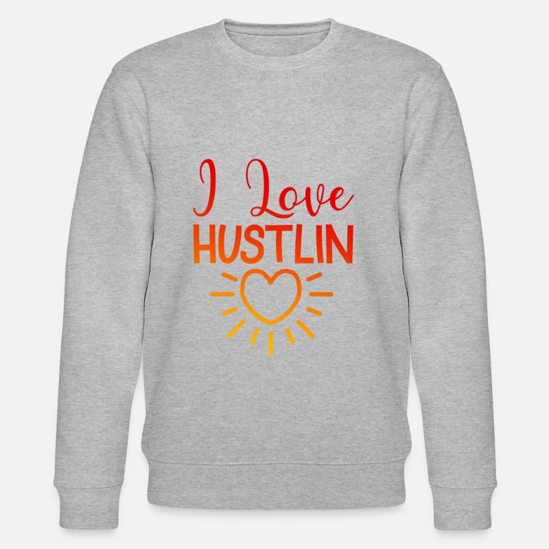 J’adore Hustlin - Sweat bio CHANGER Stanley/Stella Unisexe - gris chiné