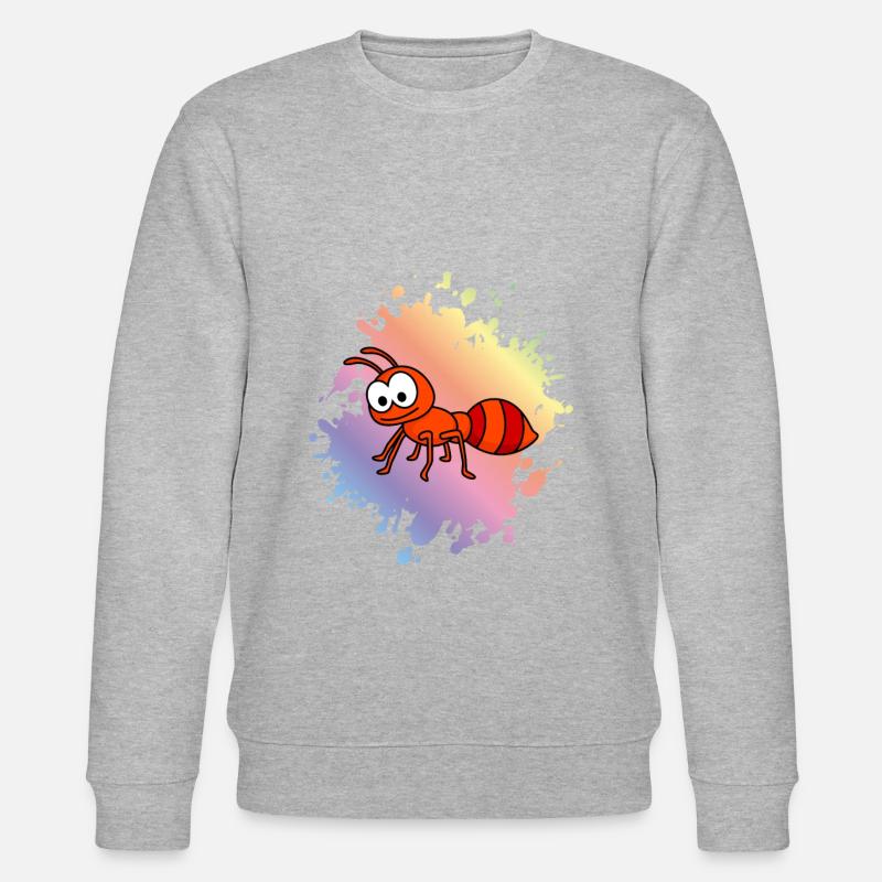Fourmi Comic Animal - Sweat bio CHANGER Stanley/Stella Unisexe - gris chiné