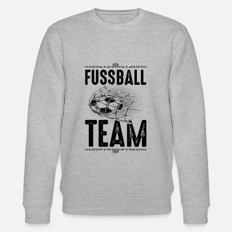 Fussball Team - Stanley/Stella Unisex Bio-Sweatshirt CHANGER  - Grau meliert