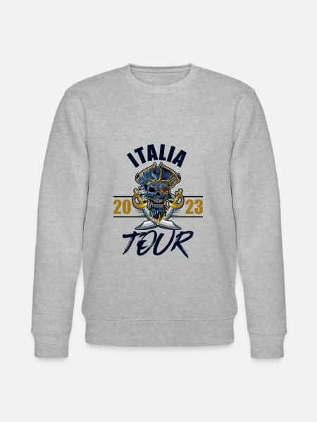 Italia 2023 Skeleton - Stanley/Stella CHANGER Unisex Organic Sweatshirt - heather grey
