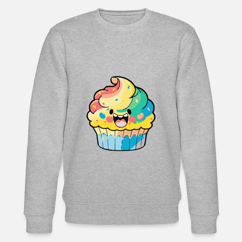 Muffin Comic - Stanley/Stella CHANGER Unisex Organic Sweatshirt - heather grey