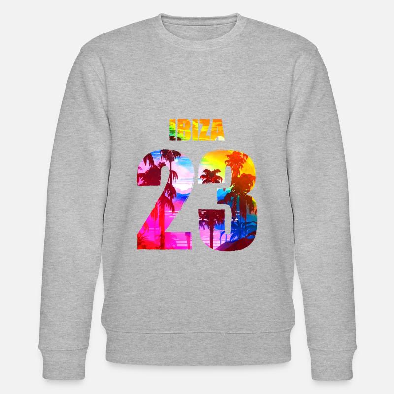 Ibiza 23 Vacances 2023 - Sweat bio CHANGER Stanley/Stella Unisexe - gris chiné