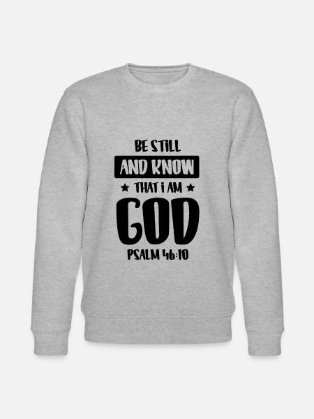 God Bible - Stanley/Stella CHANGER Unisex Organic Sweatshirt - heather grey
