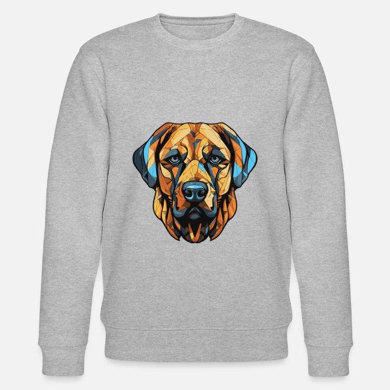Portrait de chien Kangal - Sweat bio CHANGER Stanley/Stella Unisexe - gris chiné