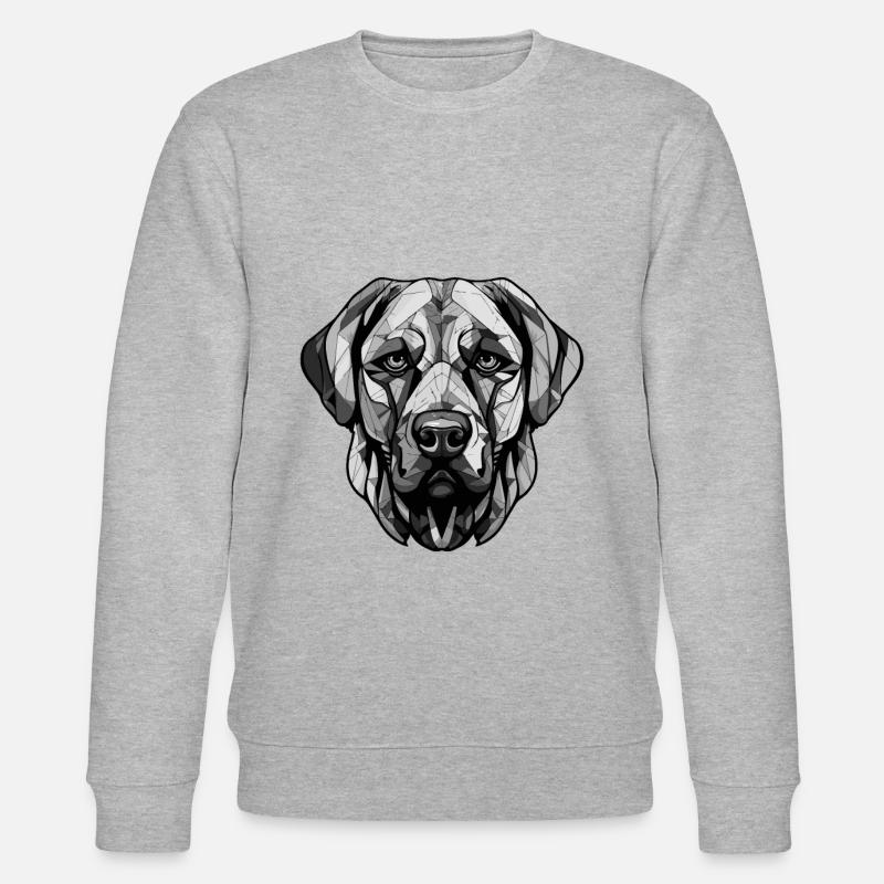 Portrait de chien Kangal - Sweat bio CHANGER Stanley/Stella Unisexe - gris chiné