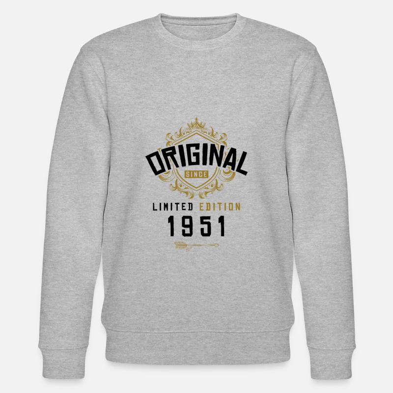1951 Anniversaire en édition limitée - Sweat bio CHANGER Stanley/Stella Unisexe - gris chiné