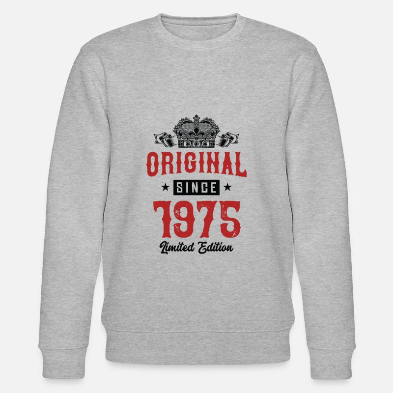 1975 Édition limitée - Sweat bio CHANGER Stanley/Stella Unisexe - gris chiné