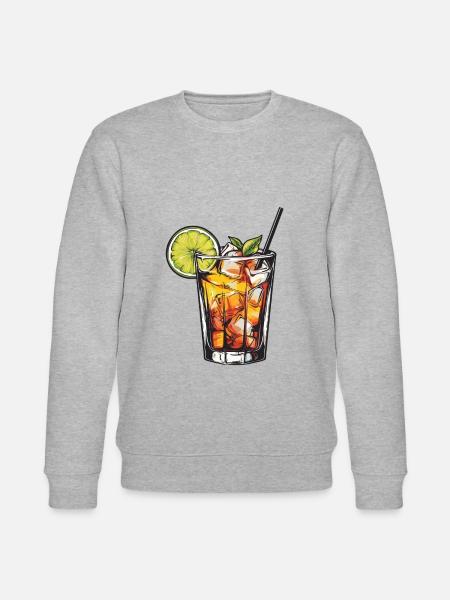 Lemonade Drink - Stanley/Stella CHANGER Unisex Organic Sweatshirt - heather grey