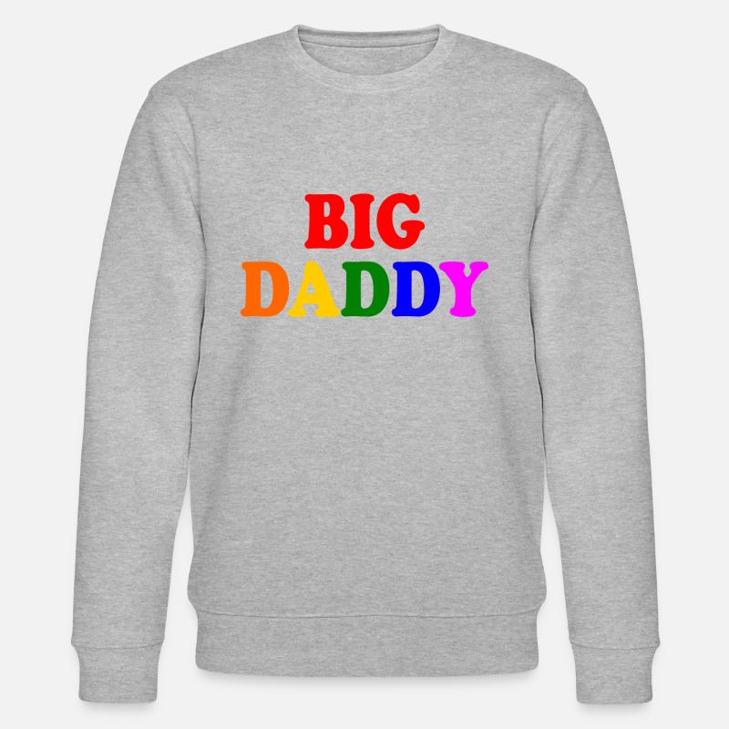 Big daddy - Stanley/Stella Unisex Bio-Sweatshirt CHANGER  - Grau meliert