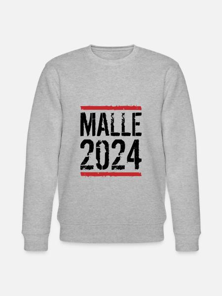 Malle 2024 Holidays Mallorca - Stanley/Stella CHANGER Unisex Organic Sweatshirt - heather grey