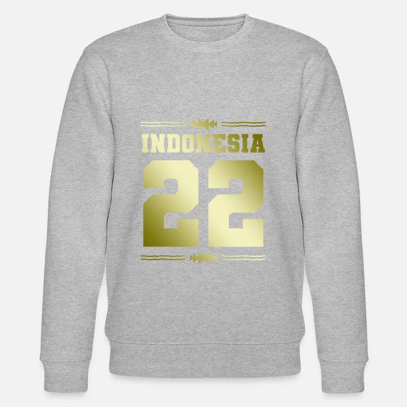 Indonesia 22 - Stanley/Stella Unisex Bio-Sweatshirt CHANGER  - Grau meliert