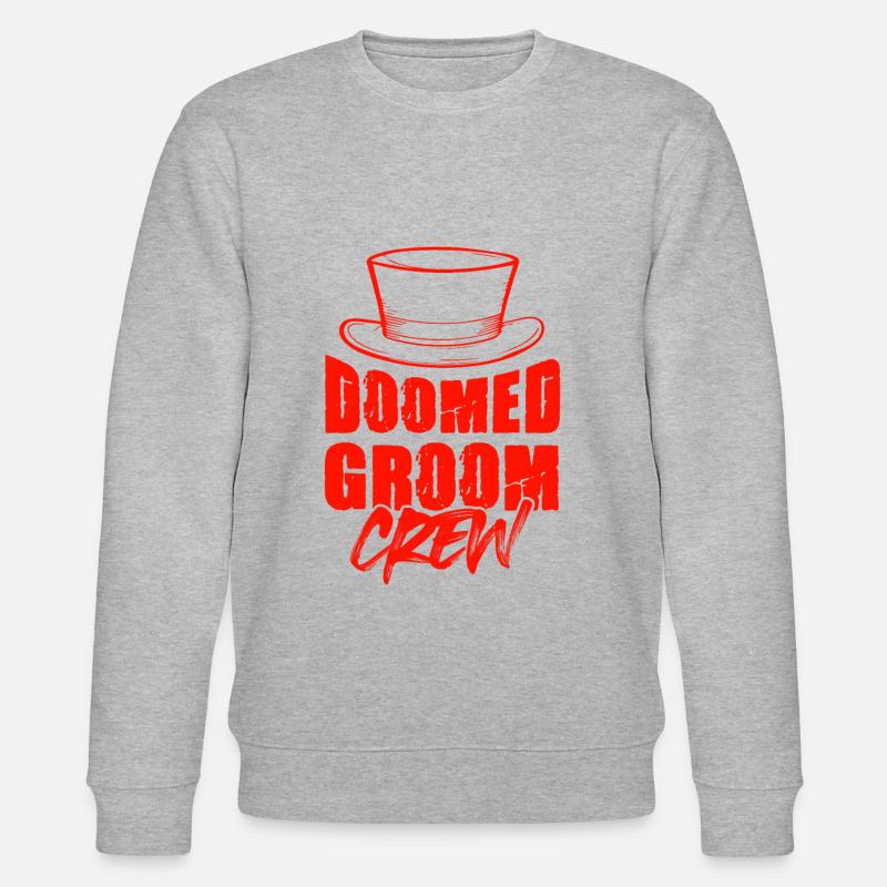 bräutigam crew - Stanley/Stella Unisex Bio-Sweatshirt CHANGER - Grau meliert