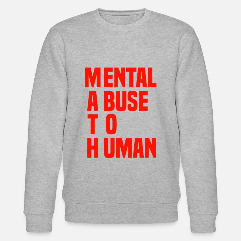 mathematik spruch - Stanley/Stella Unisex Bio-Sweatshirt CHANGER  - Grau meliert