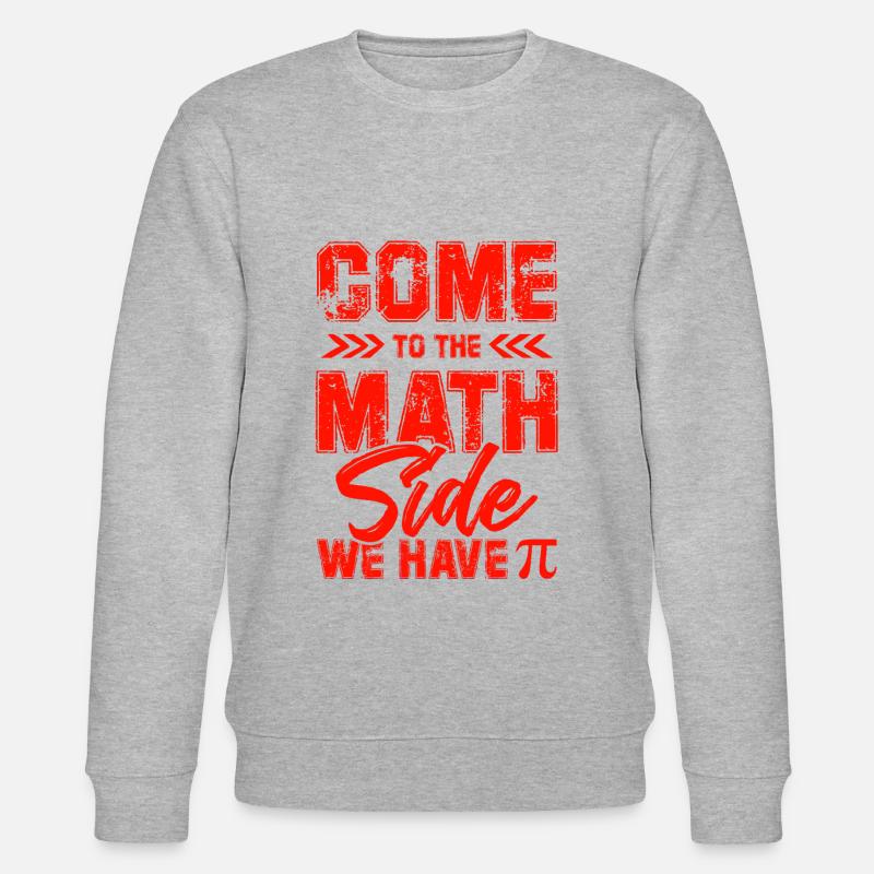 spruch mathematik - Stanley/Stella Unisex Bio-Sweatshirt CHANGER  - Grau meliert