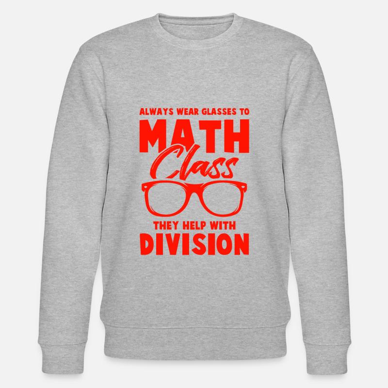 mathematik klasse - Stanley/Stella Unisex Bio-Sweatshirt CHANGER  - Grau meliert