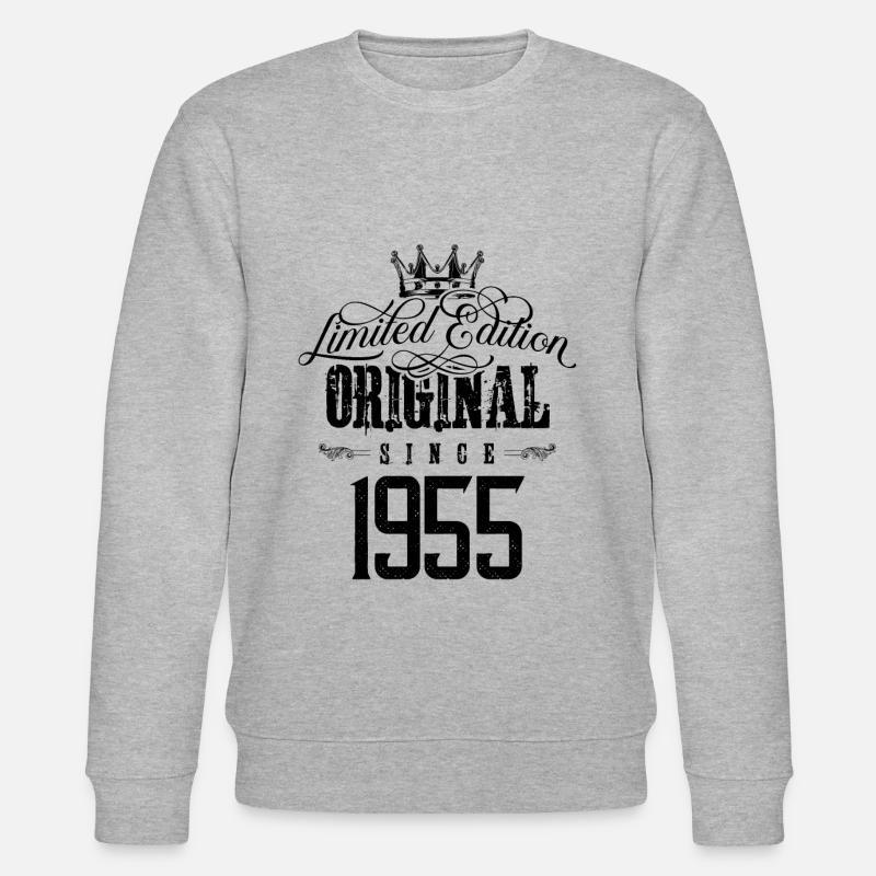 1955 limited edition - Stanley/Stella Unisex Bio-Sweatshirt CHANGER  - Grau meliert