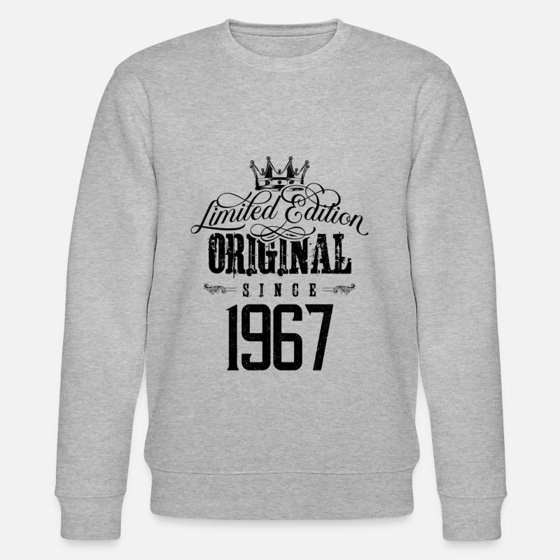 1967 limited edition - Stanley/Stella Unisex Bio-Sweatshirt CHANGER  - Grau meliert