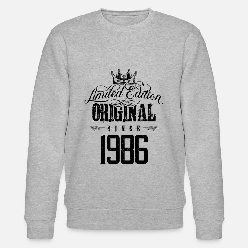 Édition limitée 1986 - Sweat bio CHANGER Stanley/Stella Unisexe - gris chiné