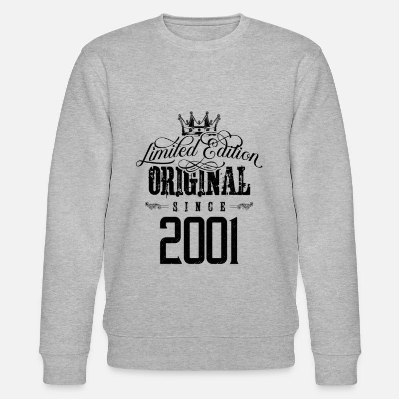 Édition limitée 2001 - Sweat bio CHANGER Stanley/Stella Unisexe - gris chiné