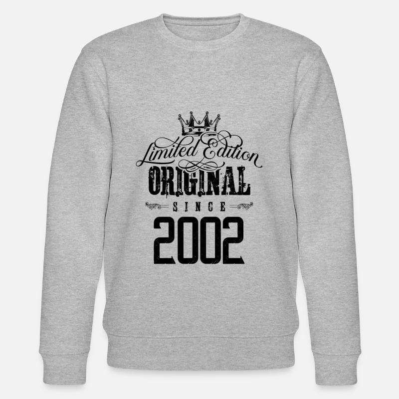 Édition limitée 2002 - Sweat bio CHANGER Stanley/Stella Unisexe - gris chiné