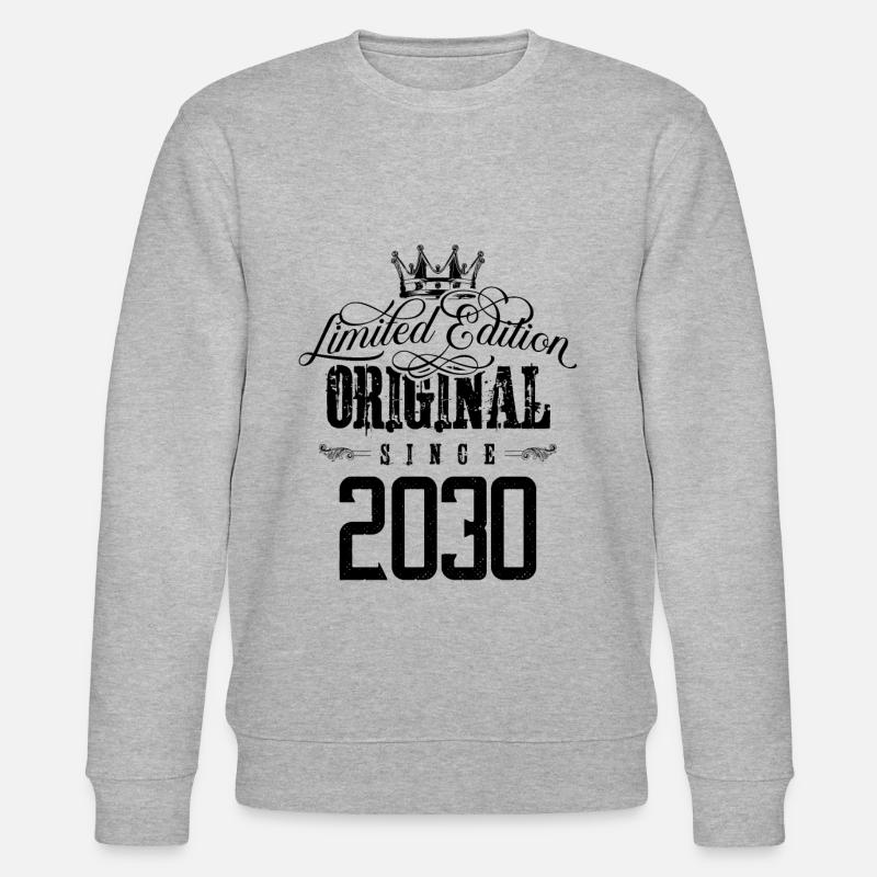 2030 limited edition - Stanley/Stella Unisex Bio-Sweatshirt CHANGER  - Grau meliert